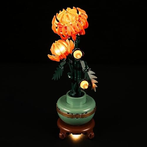 LIGHTAILING Light for Lego-10368 Chrysanthemum - Led Lighting Kit Compatible with Lego Building Blocks Model - NOT Included The Model Set thumbnail 5