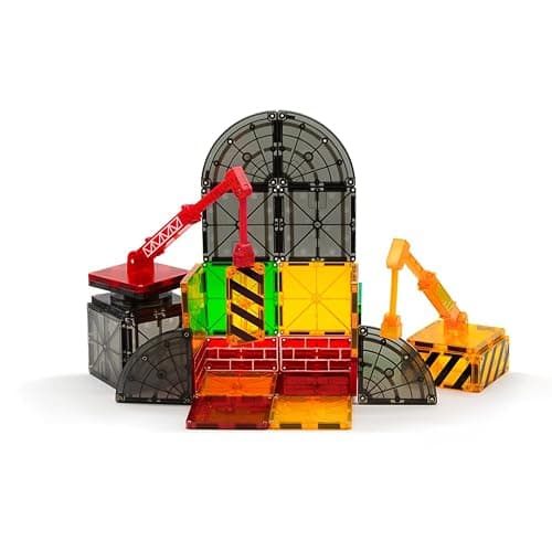 MAGNA-TILES Builder 32-Piece Magnetic Construction Set, The ORIGINAL Magnetic Building Brand thumbnail 7