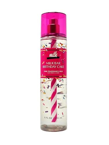 Bath and Body Milkbar Birthday Cake Fine Fragrance Mist 8 fl oz / 236 ml Fragrance notes: layered vanilla cake, creamy frosting and rainbow sprinkles - Image 1