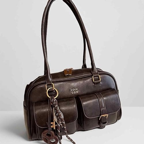 vintage shoulder bag for women, stand oil bag handbags, small cute y2k leather purses, brown hobo bags bolsos para mujeres, summer popular designer purses for women 2025 thumbnail 5