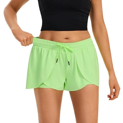 Flowy Running Shorts for Women Workout Athletic Gym Yoga Butterfly Skirt with Pockets Spandex Cute Clothes Summer thumbnail 2