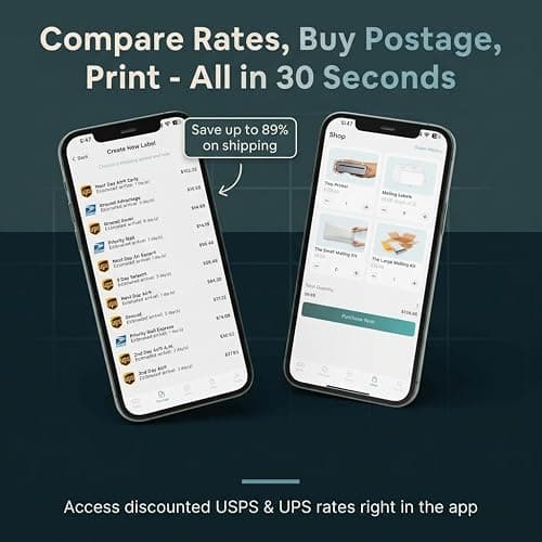 Zeturn 4x6 Thermal Shipping Label Printer - Wireless Bluetooth, Rechargeable Battery, No Ink Needed - for iPhone, Android, Home thumbnail 7