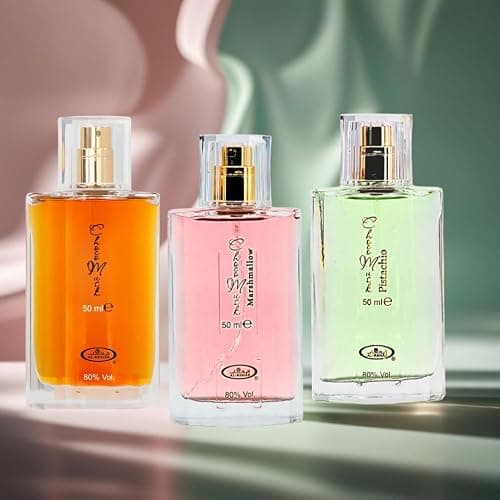 Al-Rehab Choco Musk Perfume - Original, Marshmallow & Pistachio Eau de Parfum Sprays 50ml (1.65 oz) | Gourmand Perfume with Chocolate & Vanilla | Long-Lasting Sweet Fragrances (Bundle) thumbnail 6