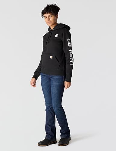 Carhartt Women's Iconic Clarksburg Logo Sweatshirt thumbnail 4