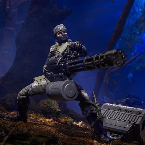 G.I. Joe Classified Series #127, Night Force Jason Shockwave Faria & Night Pursuit Cycle, 6” Action Figure, Exclusive thumbnail 5