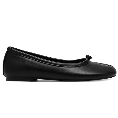 RBRKGNH Tabi Ballet Flats Shoes for Women Casual Split Toe Shoes Wide Width Ballet Flats Comfort Work Shoes for Women Office. thumbnail 5