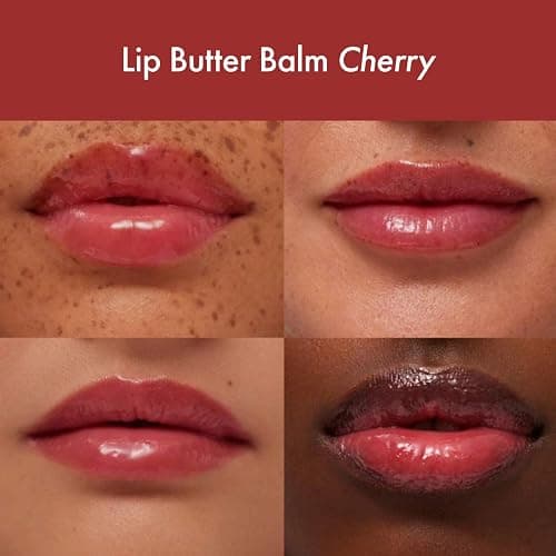 Summer Fridays Lip Butter Balm Summer Fruit Trio - Tinted Hydrating Lip Balm for Instant Moisture + Glassy Shine - Vegan Skincare Makeup with Shea Butter - Set Includes Pink Guava, Poppy, + Cherry thumbnail 7