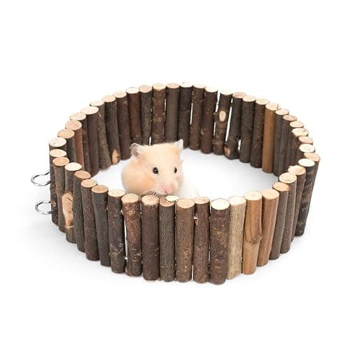 Niteangel Hamster Suspension Bridge Toy - Long Climbing Ladder for Dwarf Syrian Hamster Mice Mouse Gerbils and Other Small Animals (25.6L x 2.8W) thumbnail 2