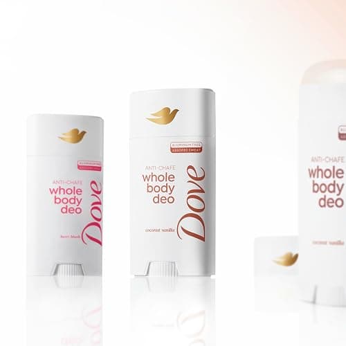 Dove Whole Body Deo Aluminum Free Anti-Chafe Deodorant Stick for Women Coconut Vanilla 2.4 oz thumbnail 6