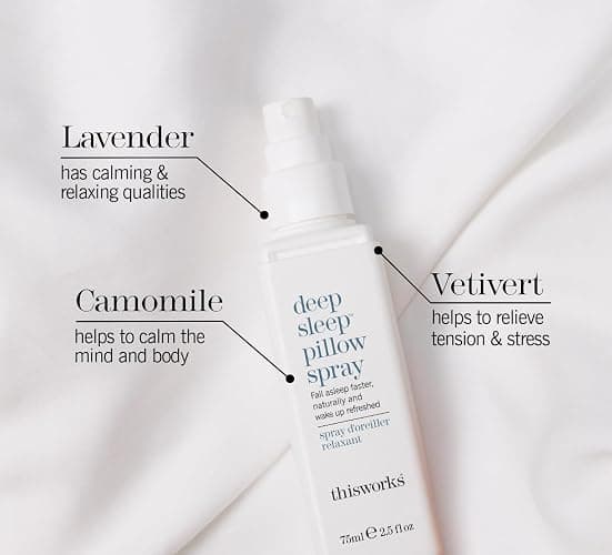 This Works Deep Sleep Pillow Spray, 75 ml, Infused with Lavender, Camomile and Vetivert - Science-Backed Natural Pillow Mist to Aid Sleep thumbnail 3