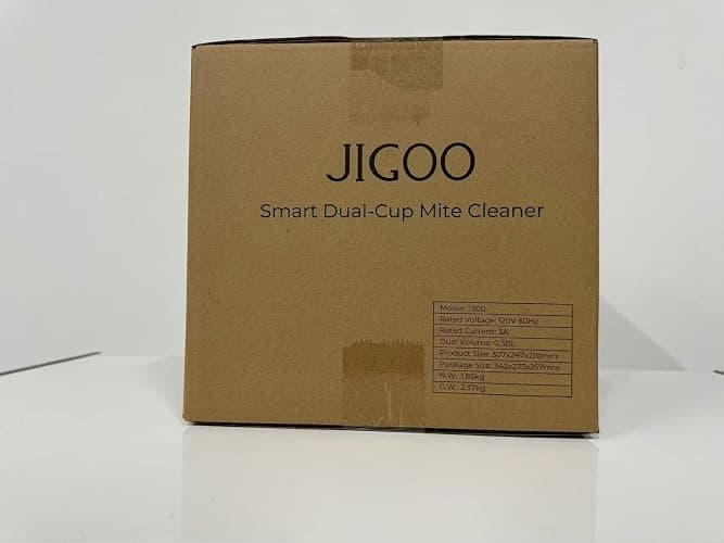 JIGOO Bed Vacuum Cleaner, Mattress Vacuum Cleaner with UV & Ultrasonic and High Heating, 13Kpa Suction 500W Powerful Double Cup Handheld Vacuums (J300 Corded) thumbnail 11