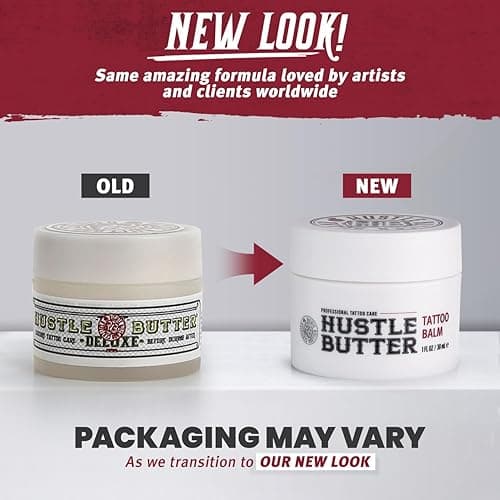 Hustle Butter Deluxe – Tattoo Butter for Before, During, and After the Tattoo Process – Lubricates and Moisturizes – 100% Vegan Replacement for Petroleum-Based Products – 1 oz thumbnail 9