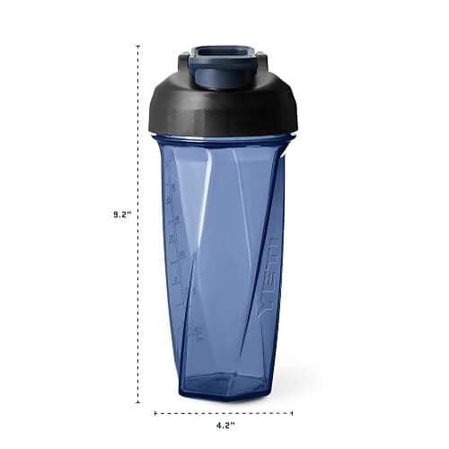 YETI Yonder Helimix Vortex Blender Shaker Bottle Holds up to 27oz | No Blending Ball or Whisk | USA Made | Portable Pre Workout Whey Protein Drink Shaker Cup | Dishwasher Safe, Charcoal thumbnail 3