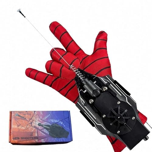HNCSFW Spider Silk Launcher for Kids,Web Shooters- USB Type c Charging, Launch Distance 8ft - Can Grab Small Objects-Variety of Play Modes - Image 1