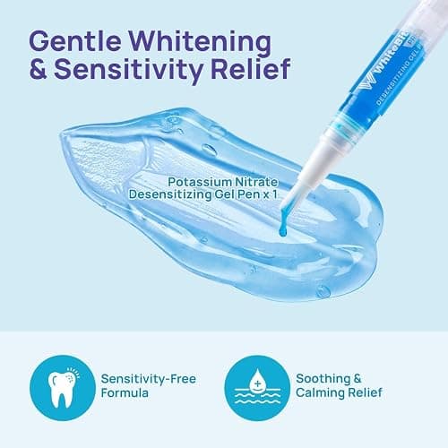 Whitebite Pro Teeth Whitening Kit for Sensitive Teeth – Dual LED Light + 35% Carbamide Peroxide Gel + Remineralizing Gel | Dental-Grade Whitening at Home thumbnail 5