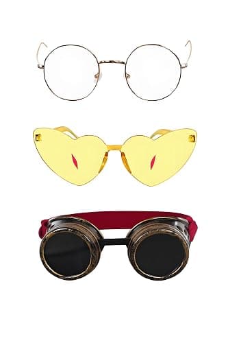 Byvitoy Sir Pentious Glasses Sir Pentious Costume Cosplay Hazbin Anime Hotel Goggles Glasses Halloween Christmas Gift Props - Image 1