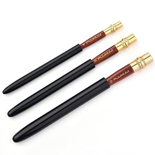 Kolinsky Sable Watercolor Brushes, Fuumuui Artist Travel Watercolor Paint Brushes with Pocket Size Leather Pouch Perfect for Watercolor Gouache Acrylic Ink Painting thumbnail 6