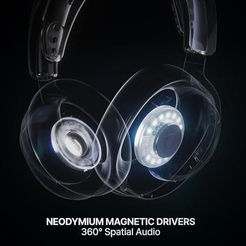SteelSeries Arctis Nova 7 Wireless Gen 2 Gaming Headset - Real-Time App Control, 50+ HR Play, Neodymium Drivers, Mix 2.4GHz/Bluetooth, PC, PS5, PS4, Switch 1/2, Mobile - Magenta thumbnail 6