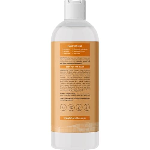 Pre Swim Chlorine Hair Protection Treatment - Saltwater & Pool Hair Protector for Swimming with Barrier Protecting Plant Amino Acids - Helps Prevent Dryness Greening Color Fading & Frizz (8 Fl Oz) thumbnail 2
