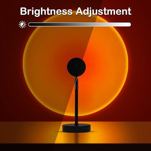Sunset Lamp Projector, Rainbow Projection Led Lights with Remote, 16 Colors Multicolor Changing LED Night Light, Sunlight Light for Photography Selfie Party, Home Bedroom Decor Xmas Gifts for Women thumbnail 3