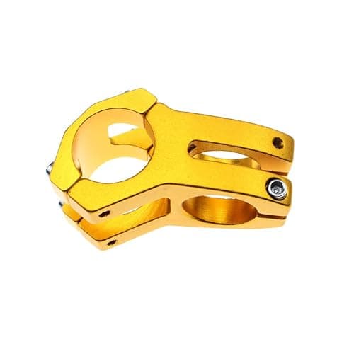 31.8 Stem 45mm Bike Stem Wake Mountain Bike Stem Short Handlebar Stem for Most Bicycle, Road Bike, MTB, BMX, Fixie Gear, Cycling (Aluminum Alloy, Black Blue Gold Red) thumbnail 5