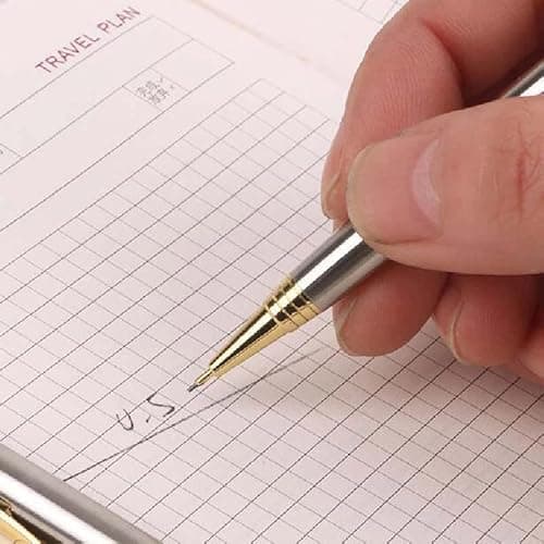 MROOFUL Luxury Full Metal Mechanical Pencil 0.5mm Lead Gold Silver Pen Holder with Gift Box Art Sketch Painting Pencil Korean School Stationery (Gold) thumbnail 5