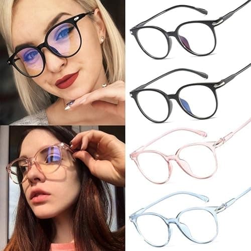 Shulemin Unisex See-Through Spectacles Protective Transparent Lens Eyeglasses Eyeglasses thumbnail 3