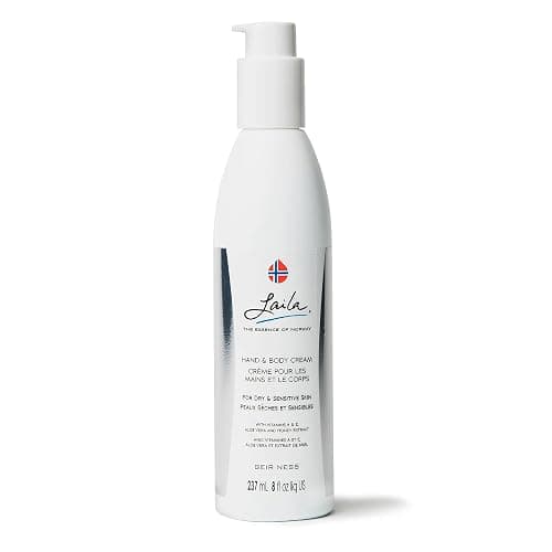 Geir Ness Laila Hand & Body Cream - Skin Moisturizing and Nourishing Formula for Soft and Smooth Hands - Vitamin A & E, Aloe Vera and Honey Extract - Image 1
