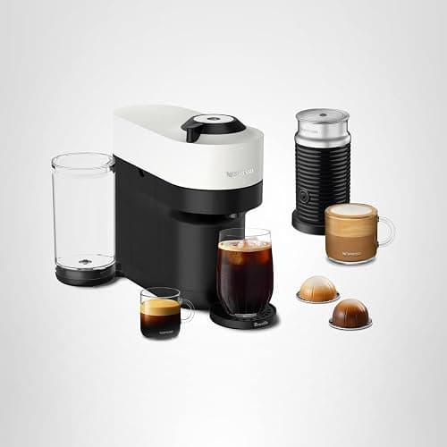 Nespresso Vertuo Pop+ Coffee and Espresso Maker by Breville with Milk Frother, Coconut White thumbnail 10