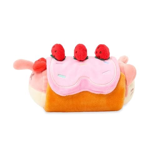 Anirollz Kittiroll Plush in Roll Cake Outfitz – Kawaii Stuffed Animal with Removable Costume – Cute Squishy Plush Toy Gift for Girls & Kids thumbnail 4