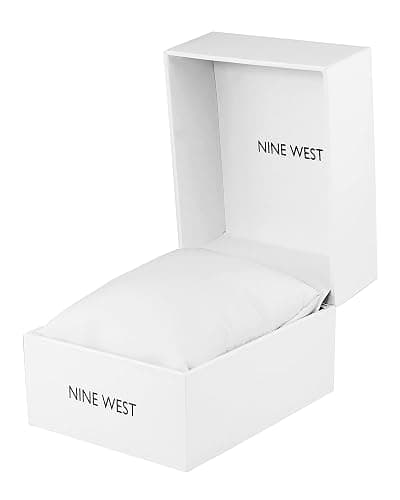 Nine West Women's Crystal Accented Bracelet Watch thumbnail 4