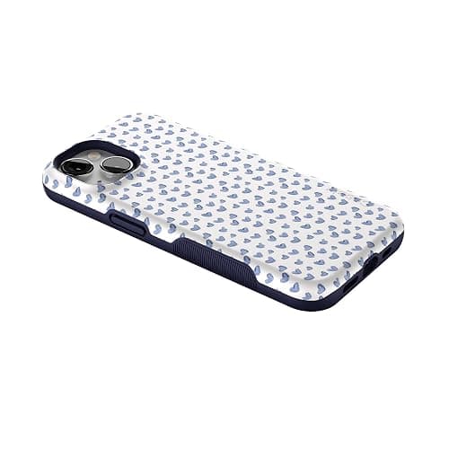 Casely iPhone 13 Case | Lovebug | Blue Hearts | Bold Protective Design | Compatible with MagSafe thumbnail 7