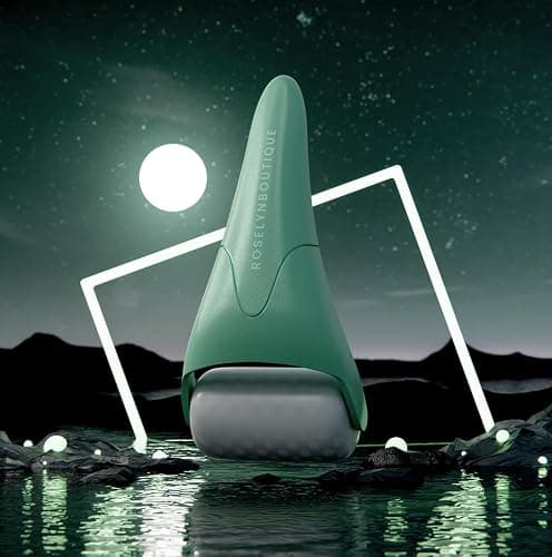 ROSELYNBOUTIQUE Ice Roller for Face Wrinkles Fine Lines Puffiness Stick Massager Facial Skin Care Tools Self Care Gifts for Men Women (Green) thumbnail 6