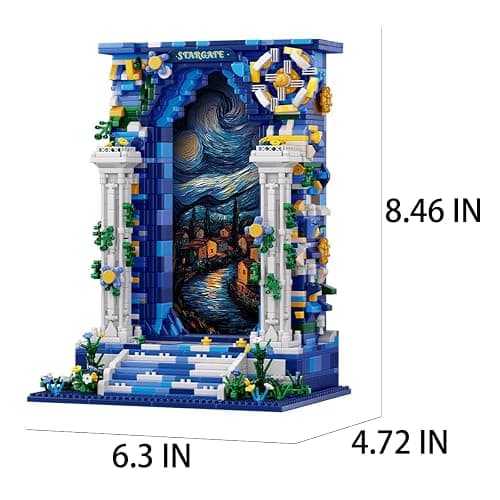 GOTIMON Micro Mini Starry Sky Gate Building Block Toys, Gifts for Children and Adults (1745 PCS) thumbnail 2
