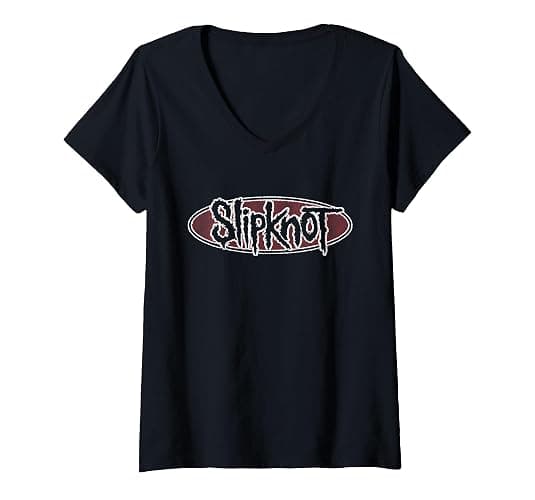 Womens Official Slipknot Surfacing V-Neck T-Shirt - Image 1