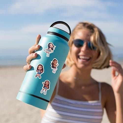 60Pcs Katseye Merch Stickers Pack, Waterproof Vinyl Decals for Water Bottle Laptop Bumper Skateboard Water Bottles Phone thumbnail 2