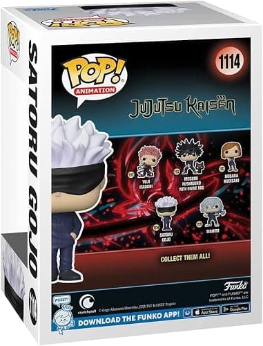 POP Jujutsu Kaisen - Satoru Gojo Funko Vinyl Figure (Bundled with Compatible Box Protector Case), Multicolor, 3.75 inches thumbnail 4
