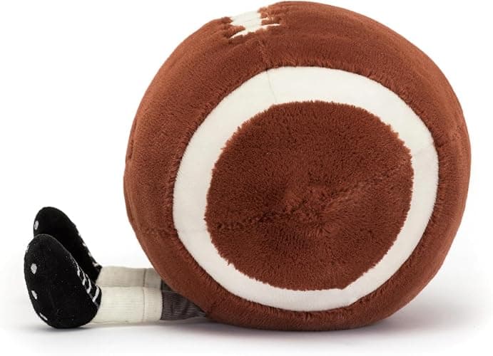 XIGUI 7 inch Rugby Stuffed Sports Balls Toy,with feet Creative Football Doll Fun Cute Plush Doll Toy Plush Stuffed Spherical Soft Toys Sports Throw Pillow CushionKids Gift (Rugby) thumbnail 4