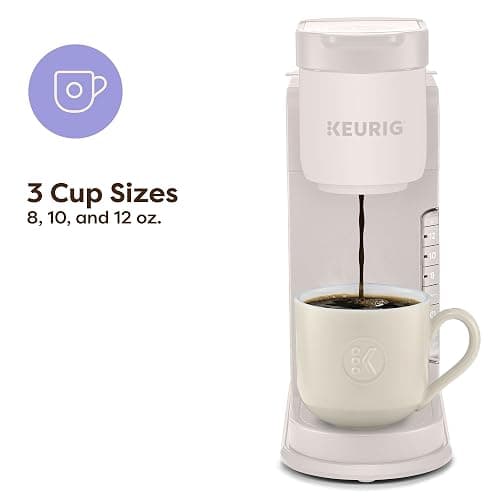 Keurig K-Express Single Serve K-Cup Pod Coffee Maker, 3 Brew Sizes, Strong Button Feature, 42oz Removable Reservoir, Warm Stone thumbnail 4