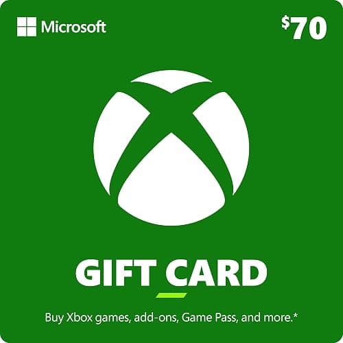 $70 Xbox Gift Card [Digital Code] - Image 1