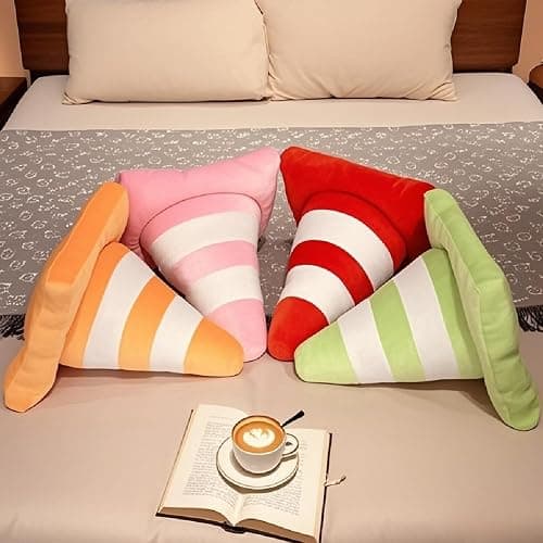 WAIUYIA Road Cone Plush Pillow - 3D Simulated Cone - Shaped, Fun & Creative, Traffic - Safety - Inspired Roadblock, Ideal for Racing Room, Car & Home Decor, Great for Reading & Napping (Orange) thumbnail 4