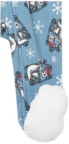 Amazon Essentials Disney | Marvel | Star Wars Unisex Babies' and Toddlers' Snug-Fit Cotton Footed Pajamas, Multipacks thumbnail 5