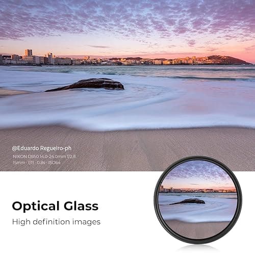 K&F Concept B-Series 67 mm ND Filter Variable ND2-ND400 (1-9 Stop) Slim Neutral Density Filter thumbnail 4