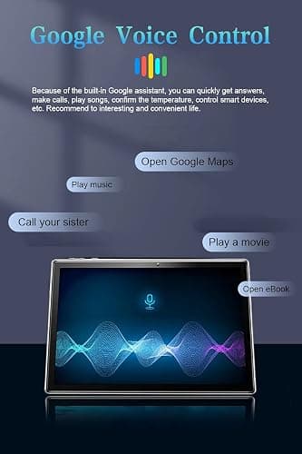 10 inch Tablet Android 15 Tablet PC, 10.1" Android Tablets DDR4 8GB RAM(5GB Expand) 32GB ROM 2MP+8MP Dual Camera 5G WiFi-6 BT Support 1TB Expand 10 in IPS 6000mAh Battery Powerful Performance Tablets thumbnail 5