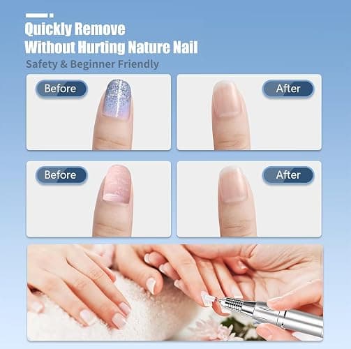 Depvko 13PC Nail Drill Bits Set, Drill Bits for Nails, 3pcs Tungsten Carbide Drill Bits+ 3pcs Ceramic Efile Nail Drill Bits+ 6pcs Cuticle Drill Bits+ 1pcs Brush, 3/32 inch Nail Bits for Nail Drill thumbnail 5