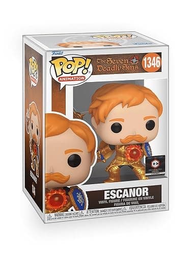 Epic Collectibles Pop Anime: The Seven Deadly Sins - Escanor Exclusive Vinyl Figure Included with Box Protector Compatible for Funko - Image 1