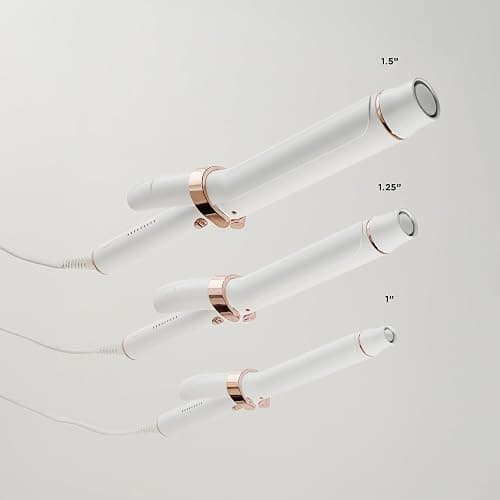 T3 SinglePass Curl X Extra-Long Barrel 1", 1.25", 1.5" Curling Iron with 9 Heat Settings and Ceramic Barrel for Fast Styling and Lasting Results on All Hair Types thumbnail 5
