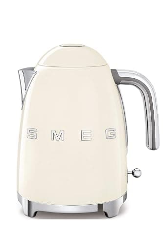 Smeg, Bollitore Elettrico KLF03CREU 1,7 L, Filtro Anticalcare Lavabile, Autospegnimento di Sicurezza, Indicatore Livello di Acqua, Base Antiscivolo e Avvolgicavo Integrato, Potenza 2400W, Panna - Image 1