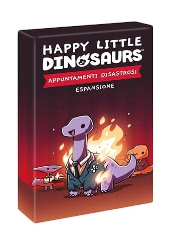 Asmodee - Happy Little Dinosaurs: Appuntamenti Disastrosi, Espansione Gioco da Tavolo, 2-4 Giocatori, 8+ Anni, Edizione in Italiano - Image 1