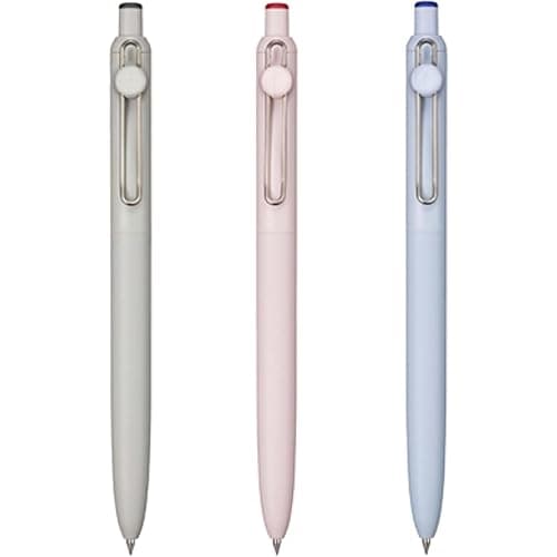 TTDLMO Zento Gel Ink Pens, 3 Pack Black Red Blue Ink, Fine Point - 0.5mm - Image 1